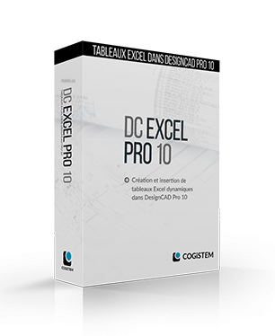 Tableaux Excel dans DesignCAD Pro 10